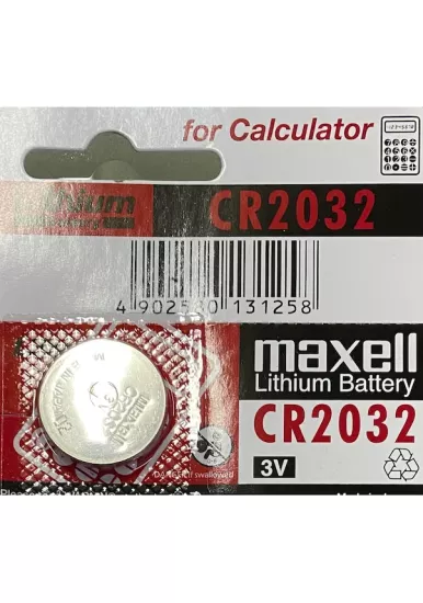 MK0709 | Maxell Cr 2032 Pil 3V Lithium Hafıza Bios Garaj Kepenk